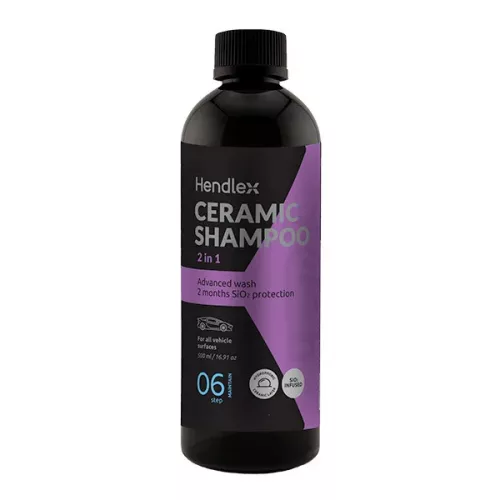 HENDLEX Ceramic Shampoo 2in1 autósampon - 500ml 