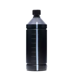 Jelzőcsíkos HDPE flakon garanciazáras kupakkal - 1000 ml