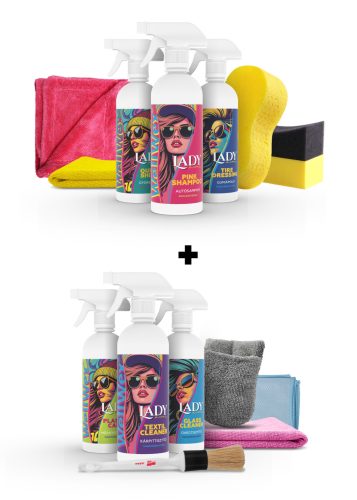 Lady Line by WellWex külső és belső autóápolási csomag - BASIC