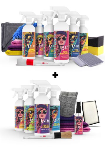 Lady Line by WellWex külső és belső autóápolási csomag - PRO