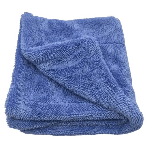 WellWex Twisted Loop Mini Blue - kétoldalas, csavart szálas autóstörölköző 40*40cm