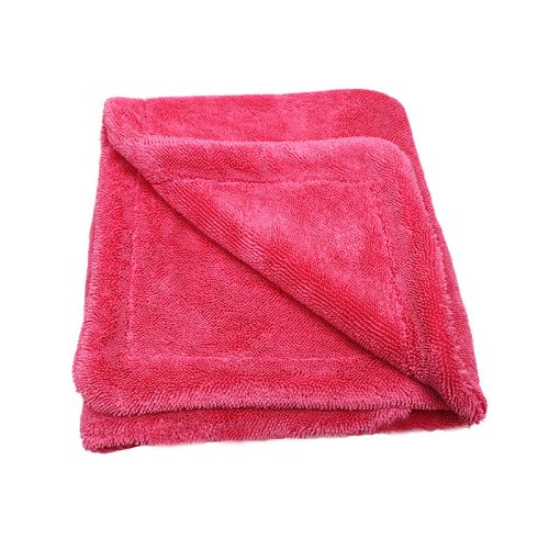 Lady Line by WellWex Twisted Loop Mini Pink - kétoldalas, csavart szálas autóstörölköző - 40x40 cm