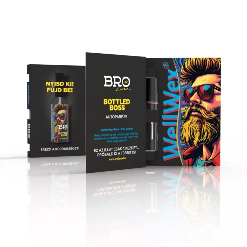 BRO Line by WellWex BOTTLE BOSS férfi autóparfüm - MINTA