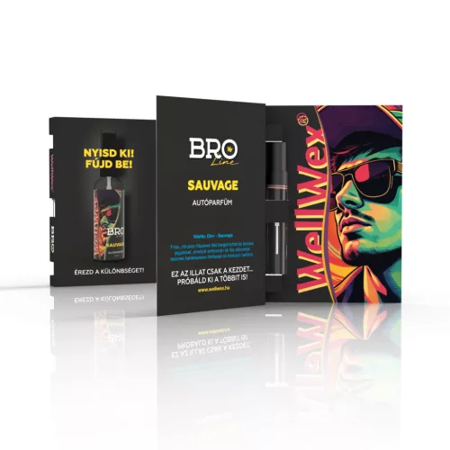 Bro Line by WellWex SAUVAGE férfi autóparfüm - MINTA