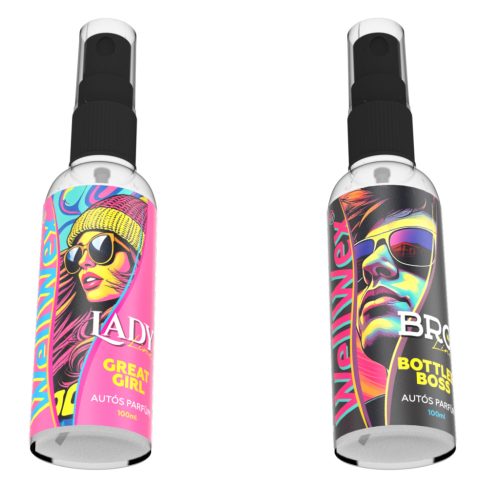 Wellwex GREAT GIRL női autós parfüm - 100ML
