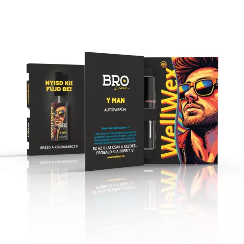 BRO Line by WellWex Y MAN férfi autóparfüm - MINTA